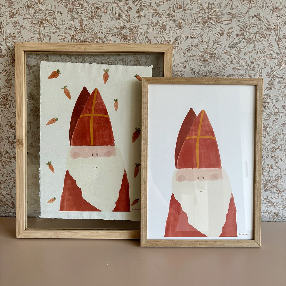 Thumbnail: Sint of Piet posters zonder achtergrondje