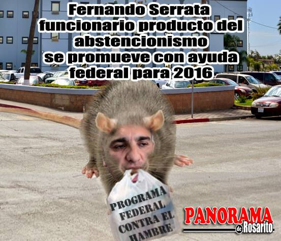 FUNCIONARIO ‘‘FERNANDO SERRATA’’
PROSELITISMO PARA EL 2016