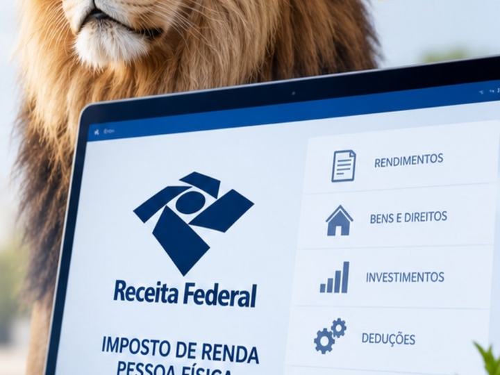 Tela da declaração de Imposto de Renda Pessoa Física