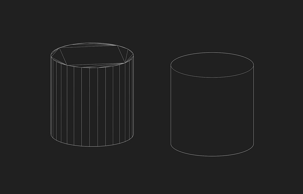 What is the difference between mesh models and parametric 3D models?