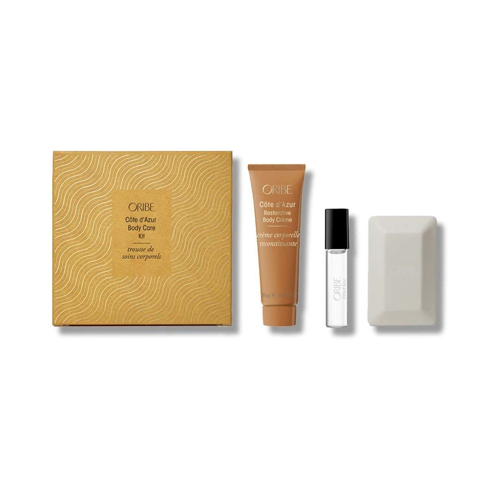 Oribe Côte d’Azur Body Care Kit – dárková sada s tělovým krémem, mýdlem a parfémem