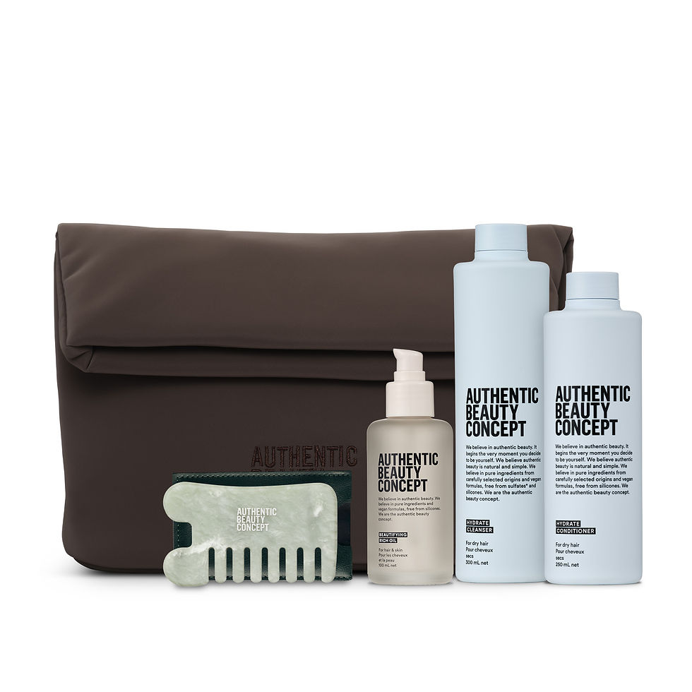 Authentic Beauty Concept Wellness Hydrate dárková sada se šamponem, kondicionérem a olejem