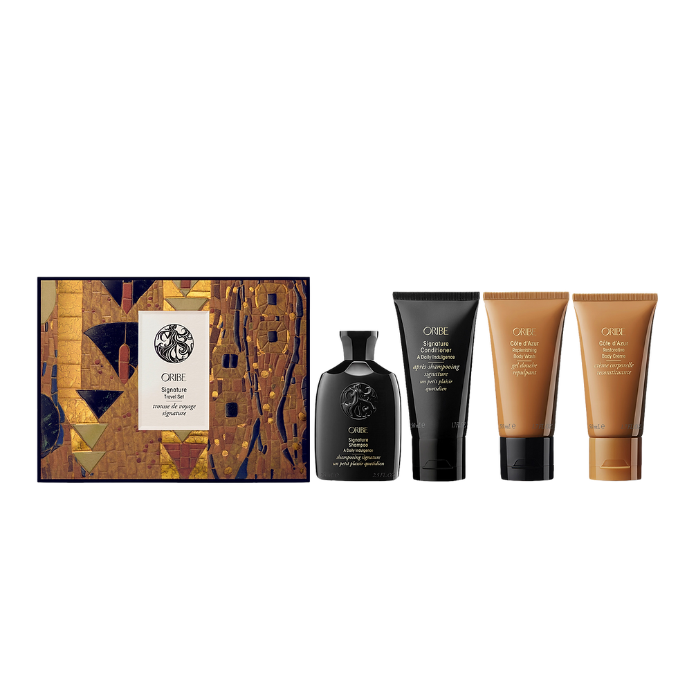Oribe Signature Travel Set – cestovní sada pro vlasy a tělo
