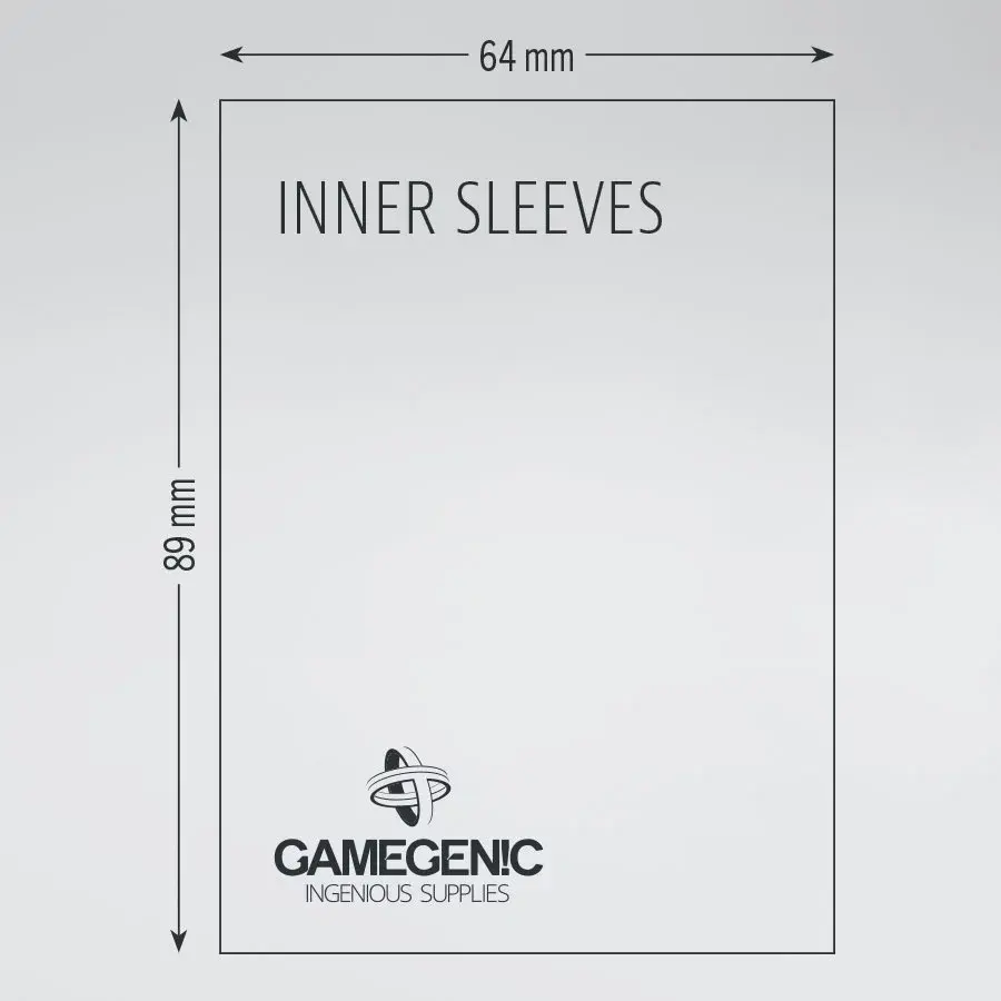 Thumbnail: Gamegenic Inner Sleeves 100pcs - Clear