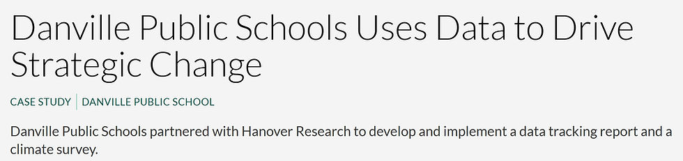 The Hanover Education Case Study