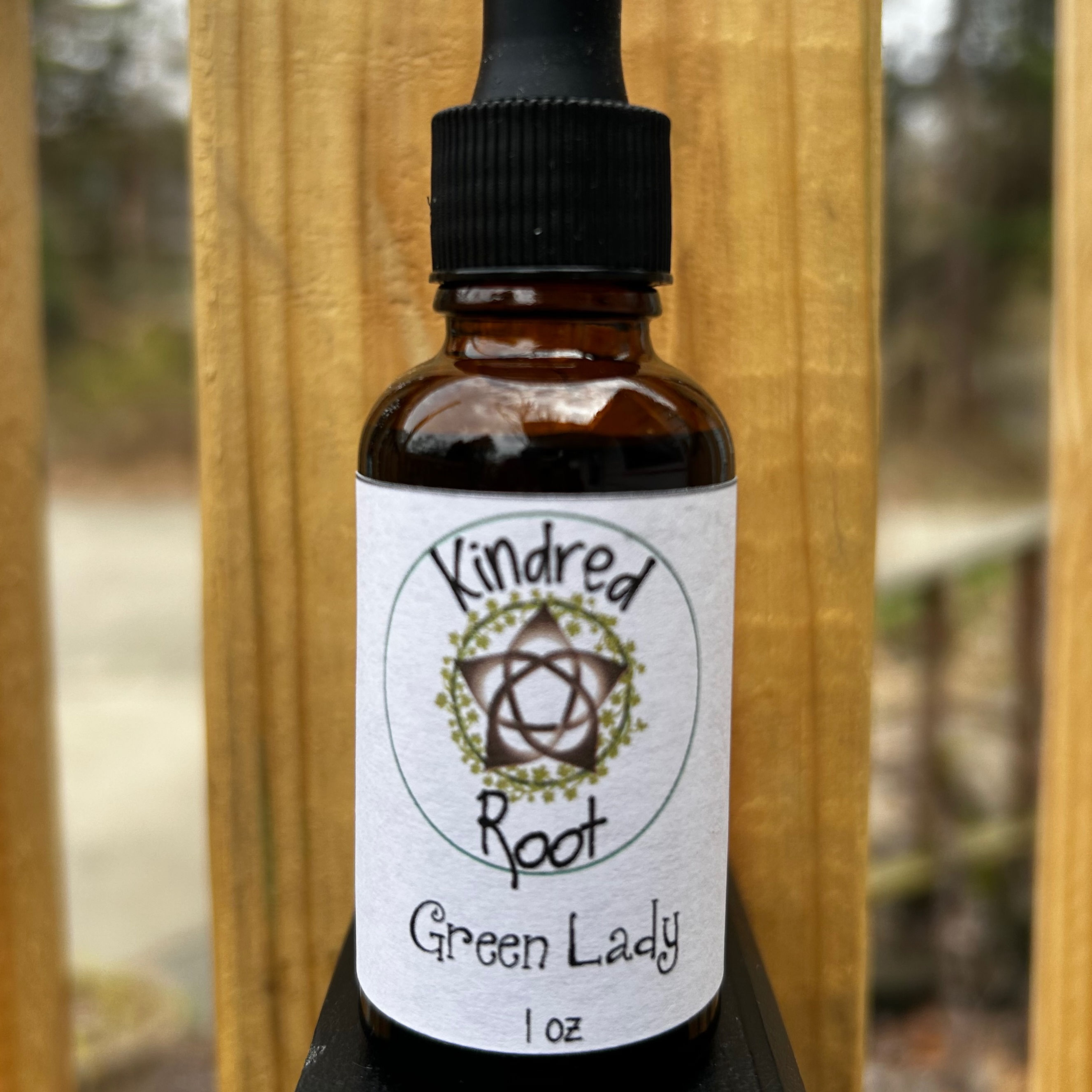 Green Lady is my ode to absinthe! It is vodka based with homegrown wormwood & anise hyssop.

 

Artisan Medicinal Bitters! Great for your digestion, fun in mixed drinks!
Did you know that every organ in your body has bitter receptors?  Even the ones that are not involved with digestion.  When we eat or taste bitter, a cascade of digestive juice secretions begins, allowing for better, more complete digestion of our meal.  Take 5-10 drops on your tongue 20 minutes before mealtime.

 

Product details.  All plant ingredients are either wildcrafted, grown by me, purchased from a local organic farm, or purchased certified organic from a supplier.

Green Lady:  Dandelion root and leaf, motherwort, wormwood, gentian root, lemon balm, fennel seed, anise hyssop, lemon slices and peel, coriander seed, peppercorns, and vodka.