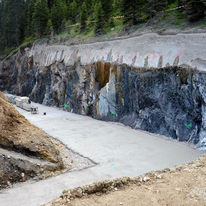 Wasserfassung, Wasserentnahme, Gebirgsfassung, Wehranlage