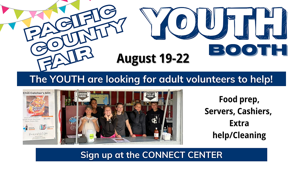 Volunteer at the Youth Booth