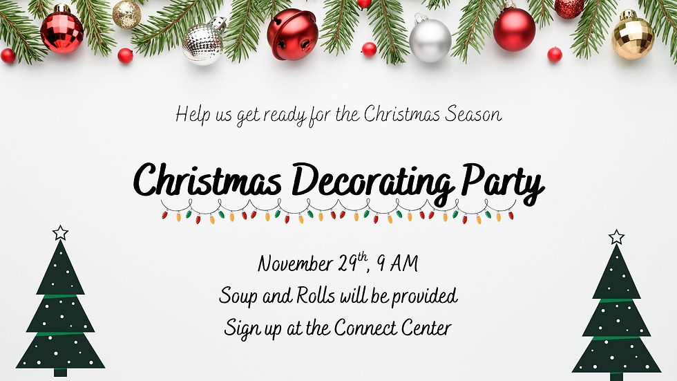Christmas Decorating Party