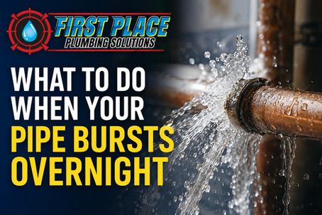 What to Do When Your Pipe Bursts Overnight