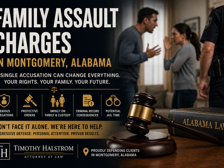 Family Assault Charges in Montgomery, Alabama: What You Need to Know