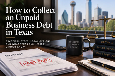How to Collect an Unpaid Business Debt in Texas