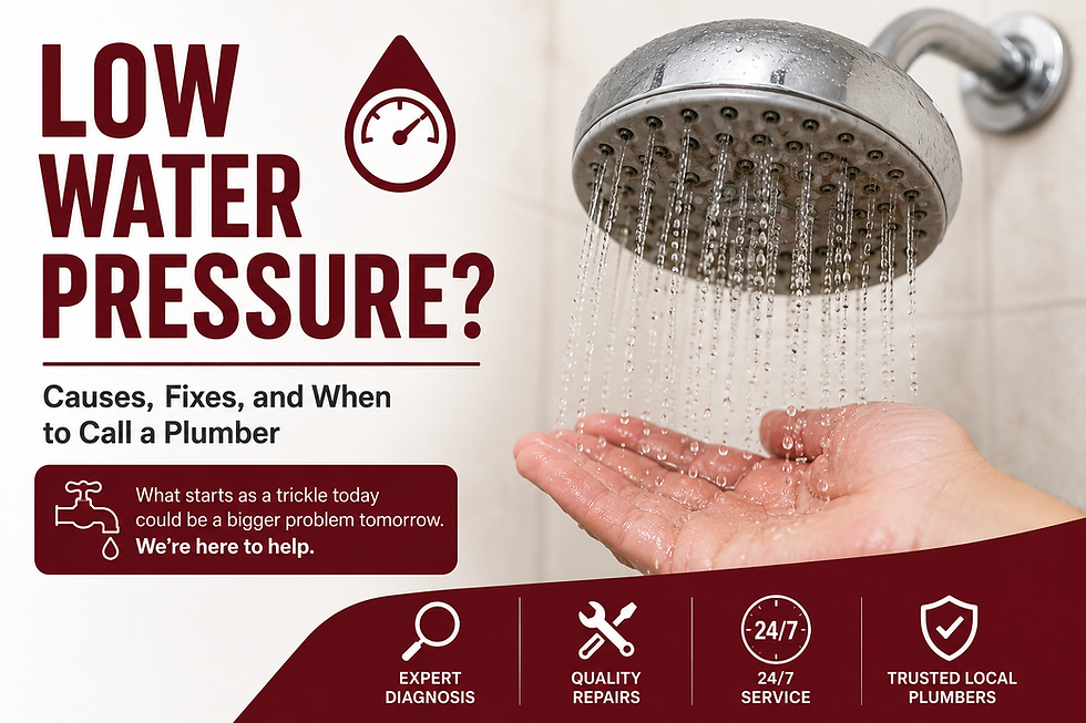 Low Water Pressure in Liberty Hill & Austin, TX: Causes, Fixes, and When to Call a Plumber