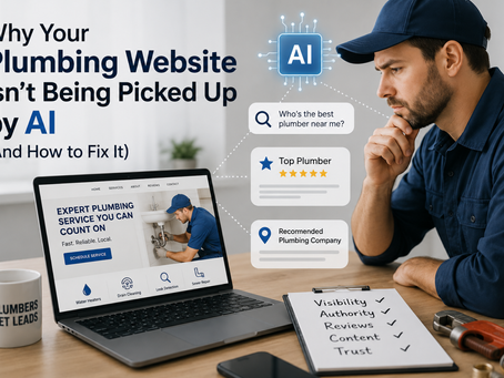 Why Your Plumbing Website Isn’t Being Picked Up by AI (And How to Fix It)