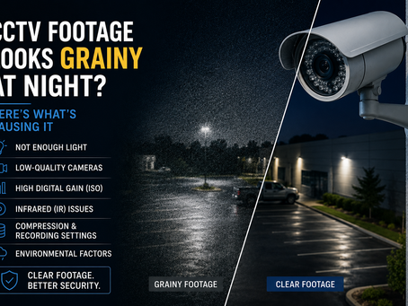 CCTV Footage Looks Grainy at Night? Here’s What’s Causing It