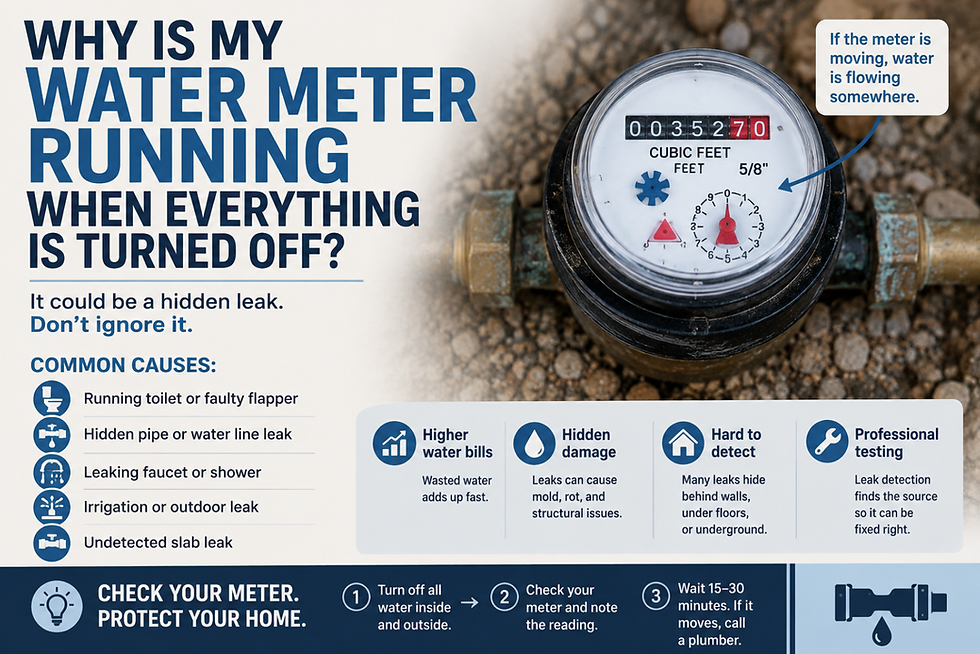 Why Is My Water Meter Running When Everything Is Turned Off?