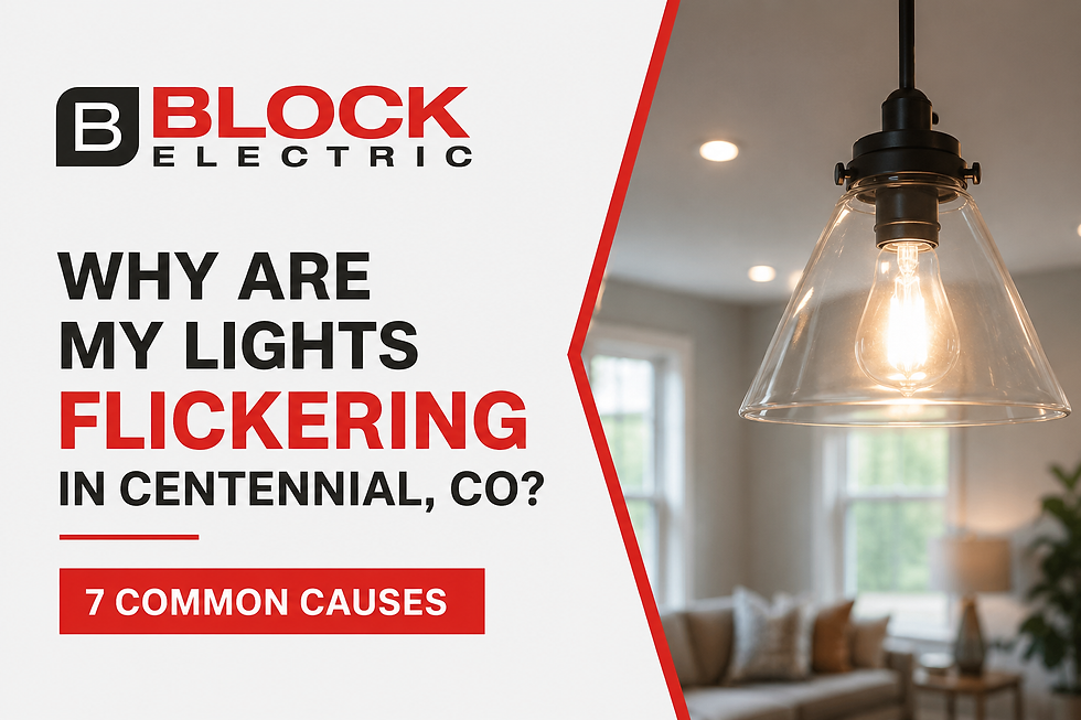 Why Are My Lights Flickering in Centennial, CO? 7 Common Causes