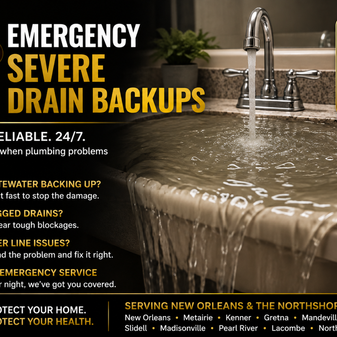 Emergency Severe Drain Backups: What to Do Before the Plumber Arrives