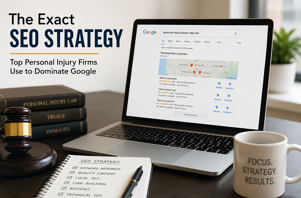 The Exact SEO Strategy Top Personal Injury Firms Use to Dominate Google