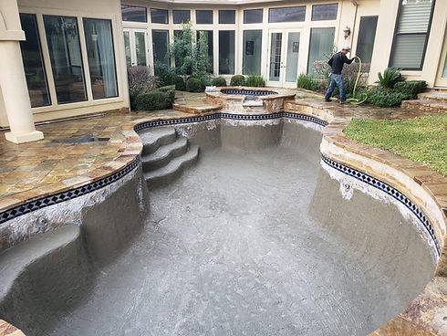 Austin pool plastering