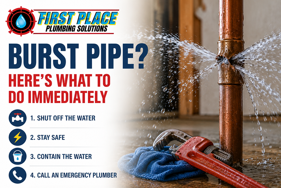 Burst Pipe? Here's What to Do Immediately