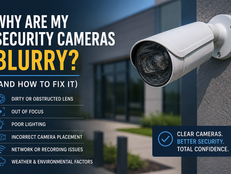 Why Are My Security Cameras Blurry? (And How to Fix It)