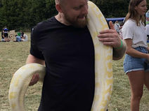 Josh and the Brogdale Python!
