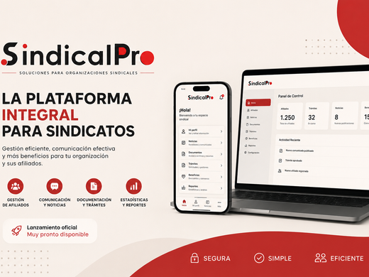 FESICOP lanza su nueva plataforma integral para Dirigentes Sindicales federados SindicalPro