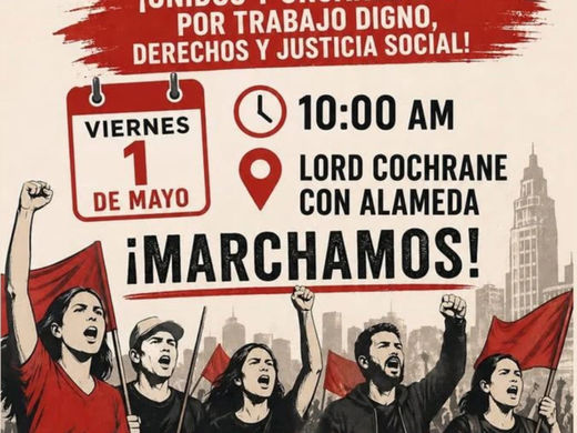 Convocatoria Día Internacional del Trabjo 1 de mayo 2026