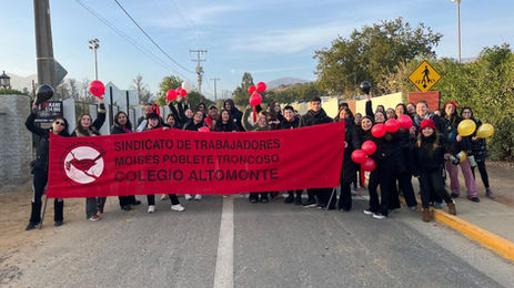 Huelga Sindicato Colegio Altomonte
