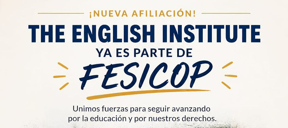 Sindicato The English Institute aprueba su afiliación a FESICOP