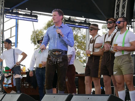 Opening of Oktoberfest in the Gardens Adelaide!