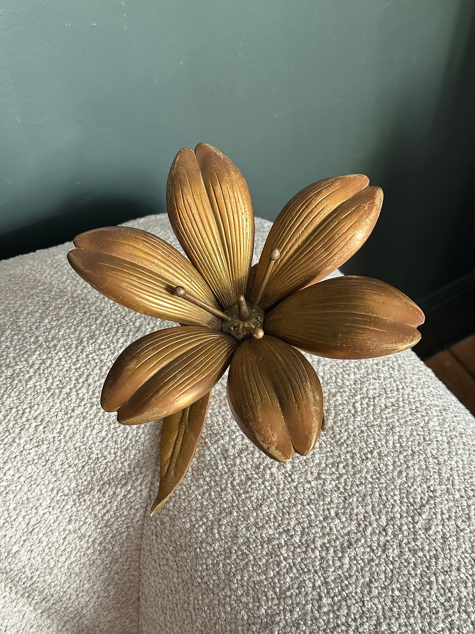 Miniature : Fleur cendriers laiton