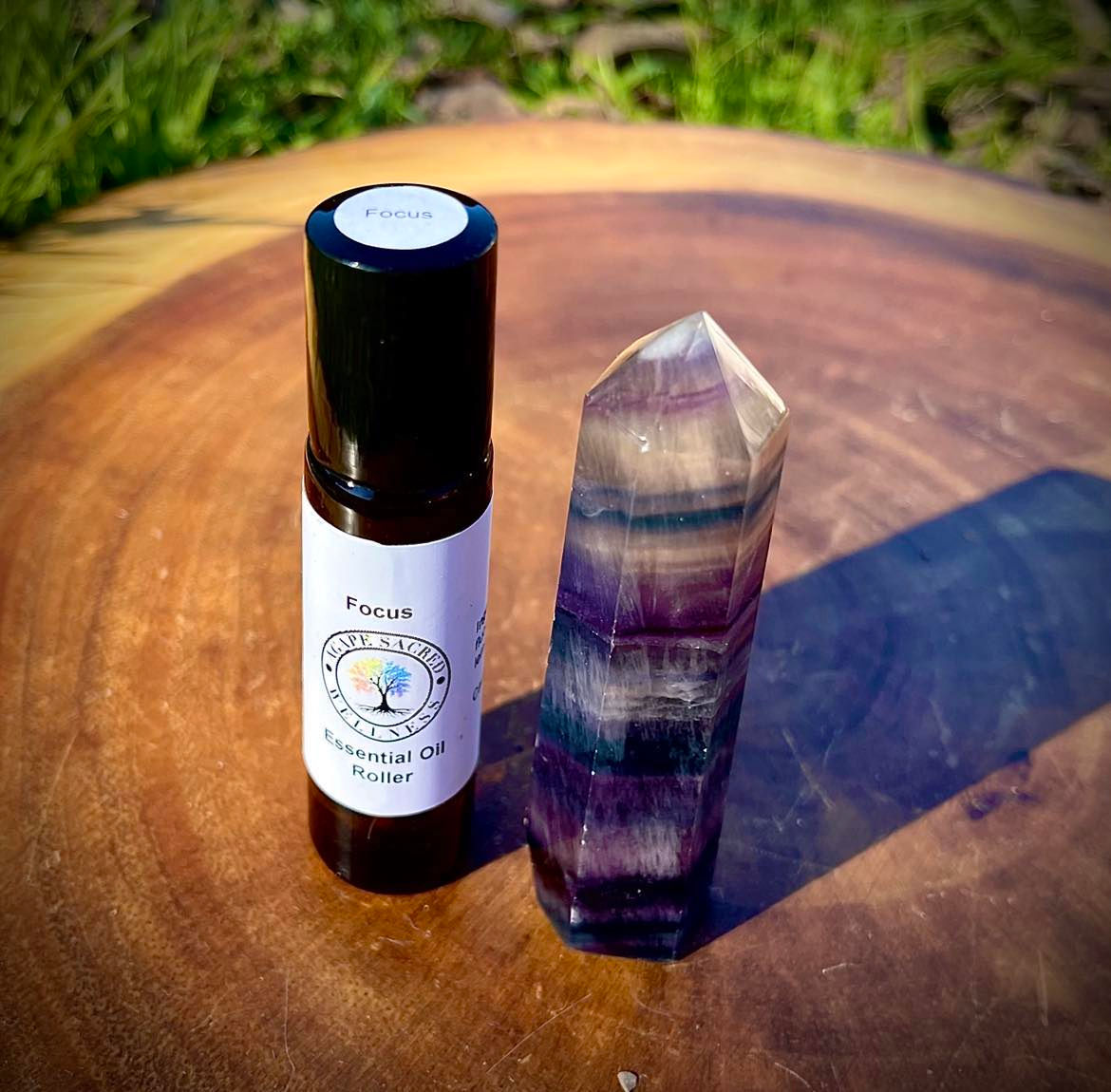 Focus - Crystal Essential Oil Roller