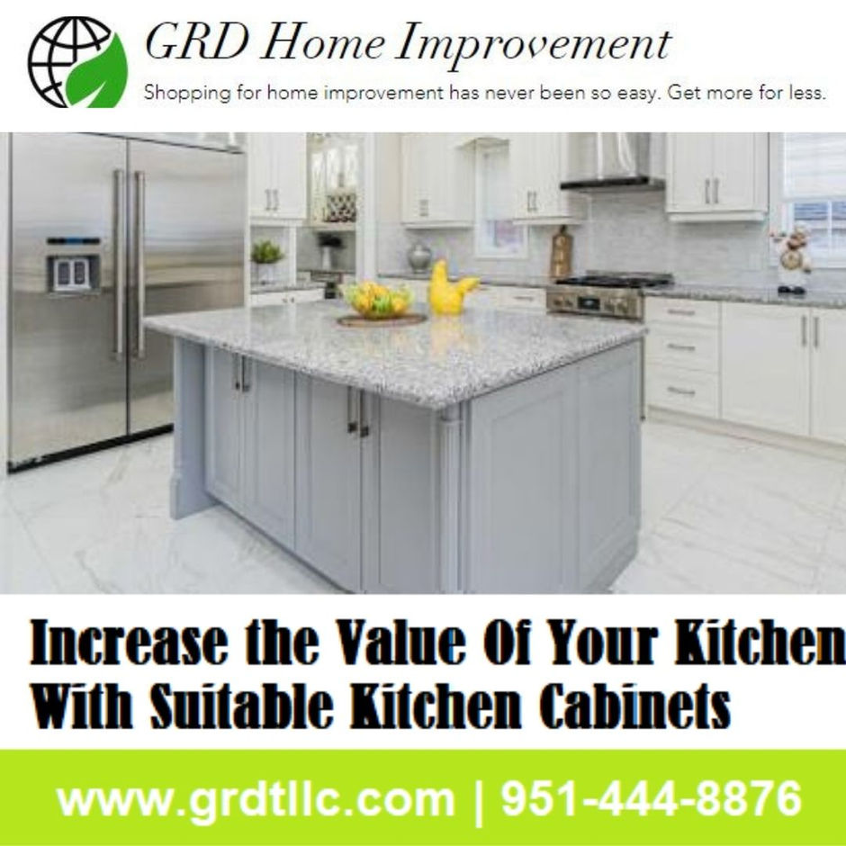 Increase the Value Of Your Kitchen With Suitable Kitchen Cabinets