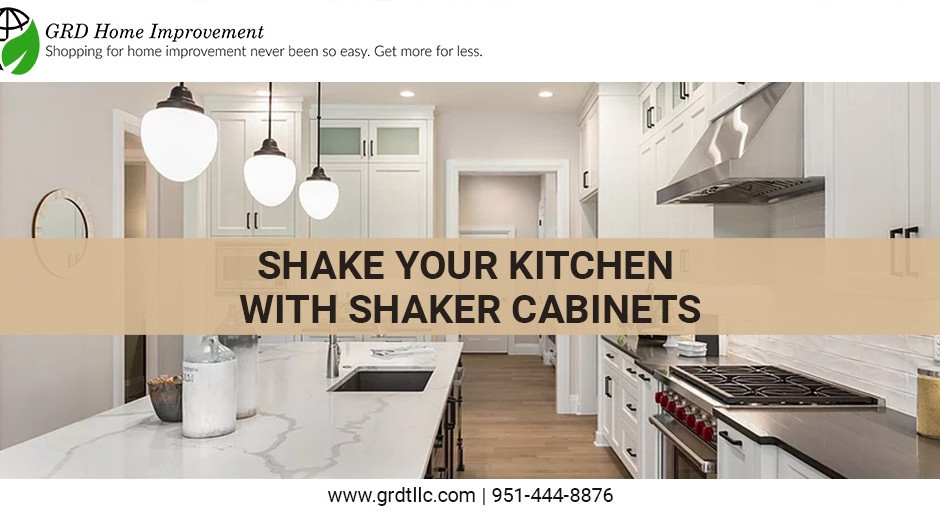 Shake your kitchen with shaker cabinets