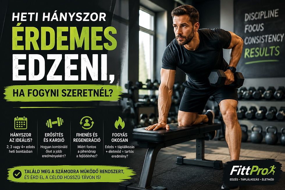 Heti hányszor érdemes edzeni, ha fogyni szeretnél?