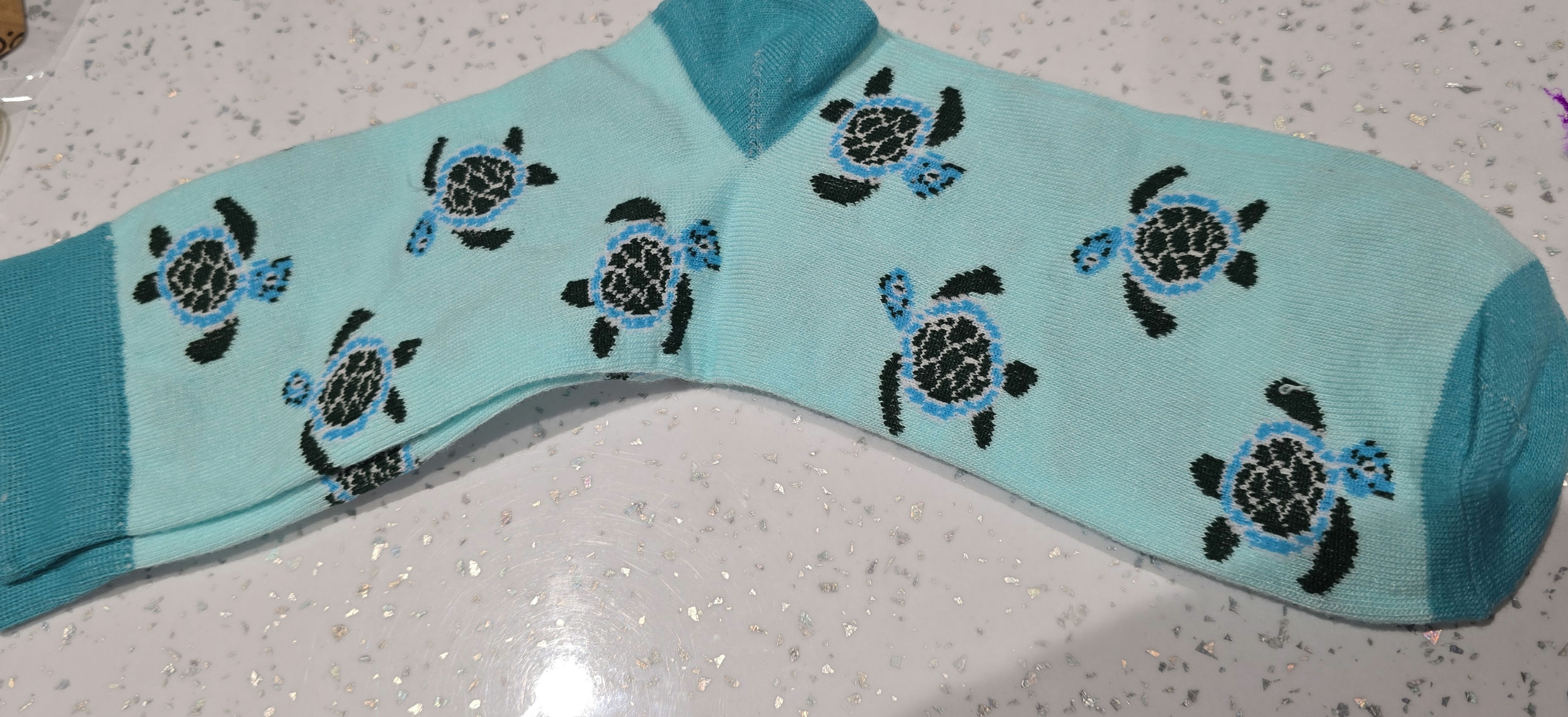 Turtle socks one size womens