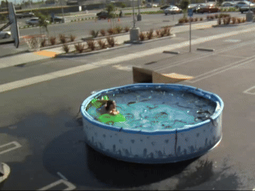 Kobe Bryant Jumps Over Pool w_ Snakes (Black Mambas_).gif