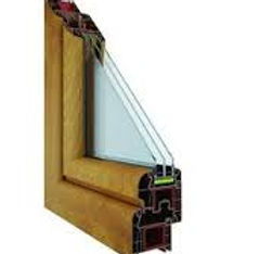 menuiserie pvc couleur chêne doré