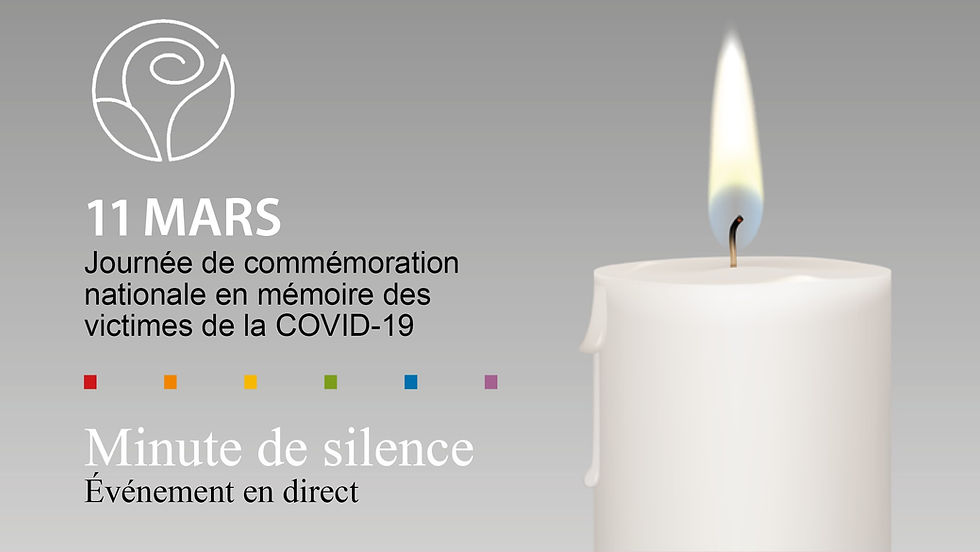 Journée de commémoration nationale en mémoire des victimes de la COVID-19