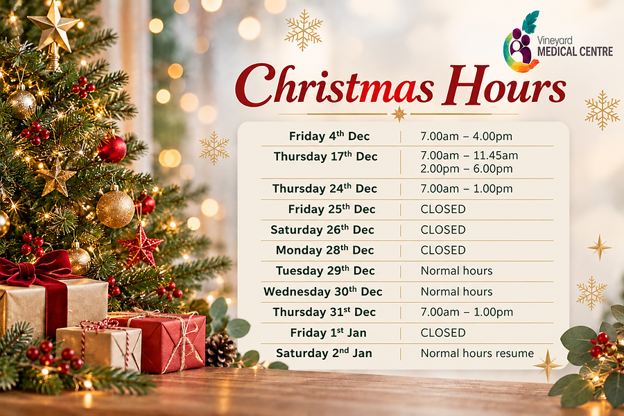 2026 Christmas Hours