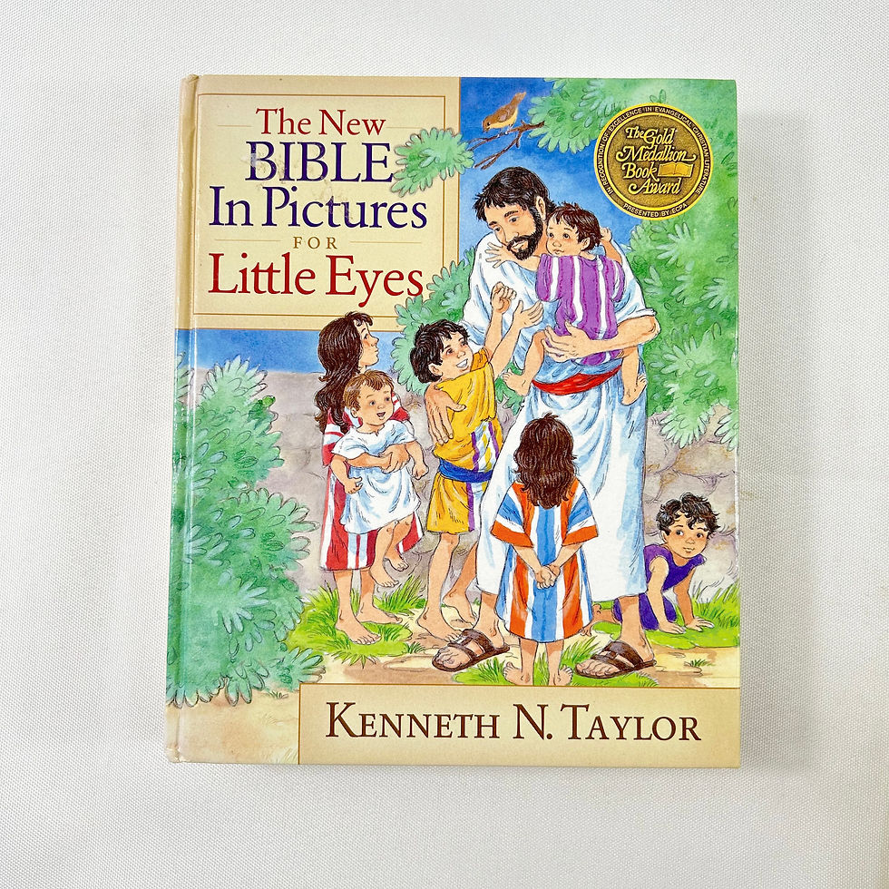 The New Bible in Pictures For Little Eyes By Kenneth N. Taylor