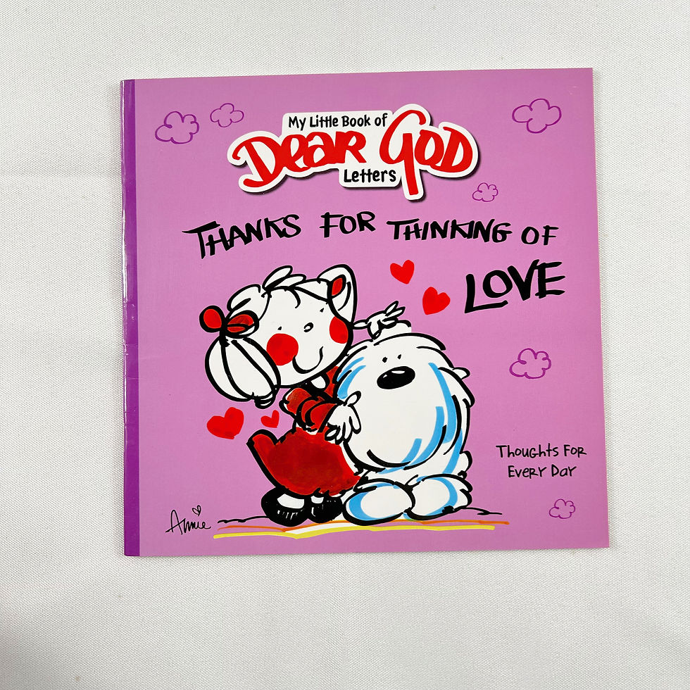 My Little book of Dear God Letters, Thanks for Thinking of Live