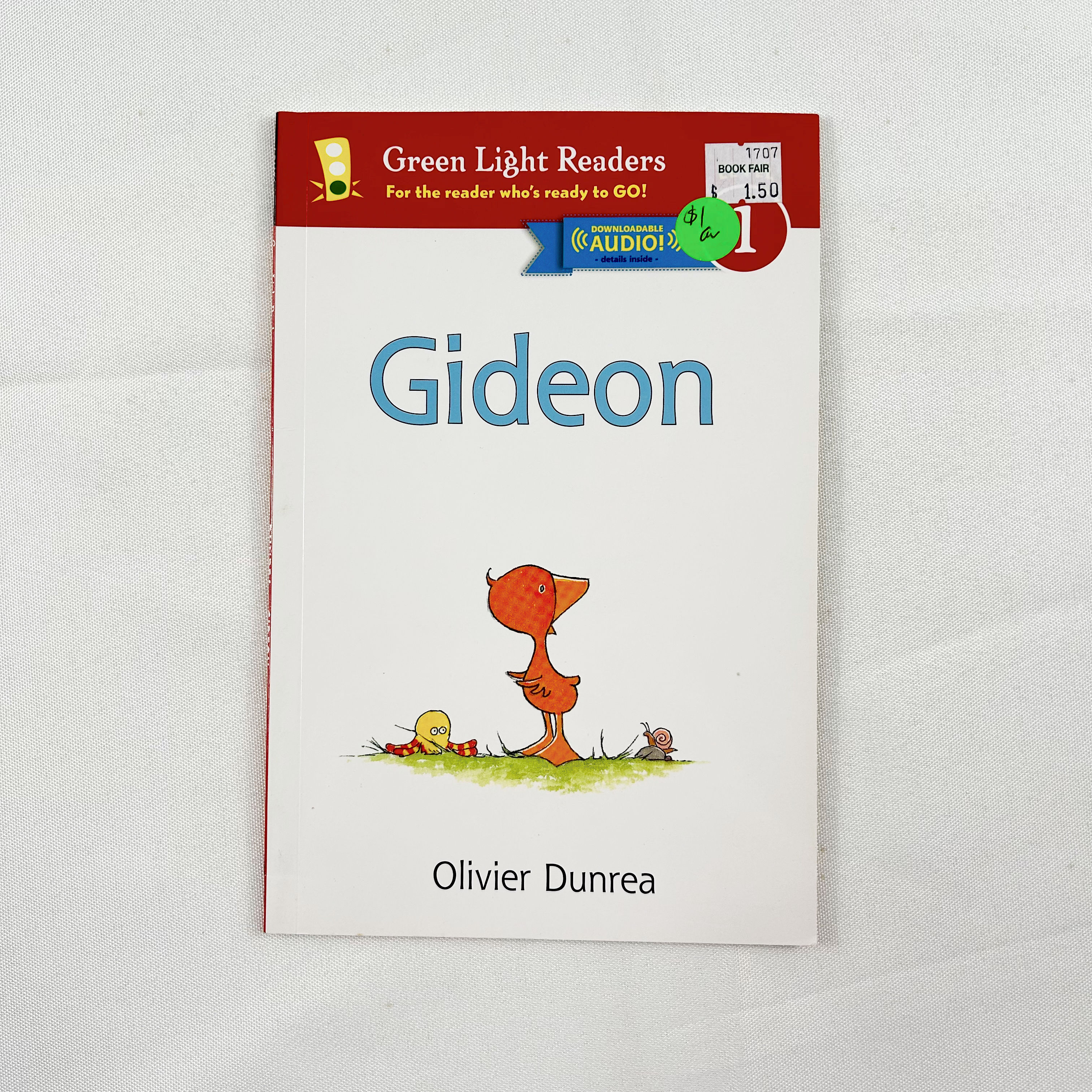 (Level 1) Gideon By Olivier Dunrea, Green Light Readers
