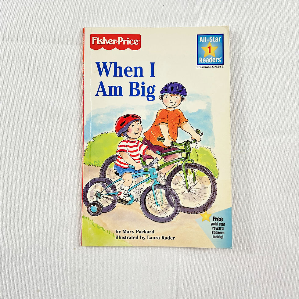 Thumbnail: (Level 1) When I am Big By Mary Pachard, Fisher-Price