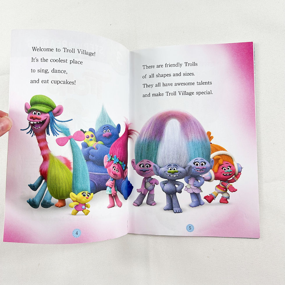 Thumbnail: (Level 3) All About the Trolls, Step into Reading