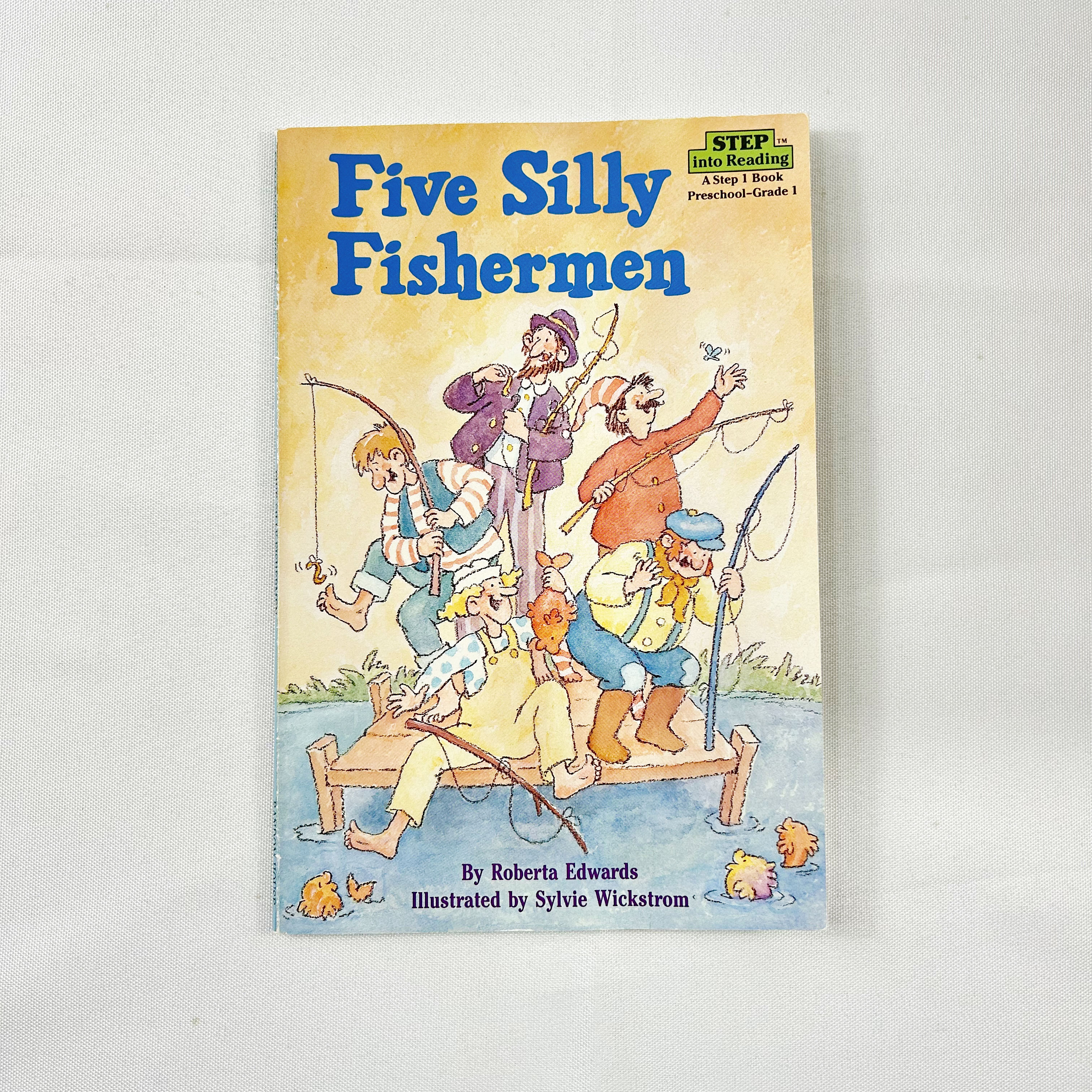 (Level 1) Five Silly Fishermen By Roberta Edwards, Step into Reading