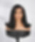 Natural black flip bob wig made from 100% premium human hair with a sleek side part, pre-plucked hairline, bleached knots