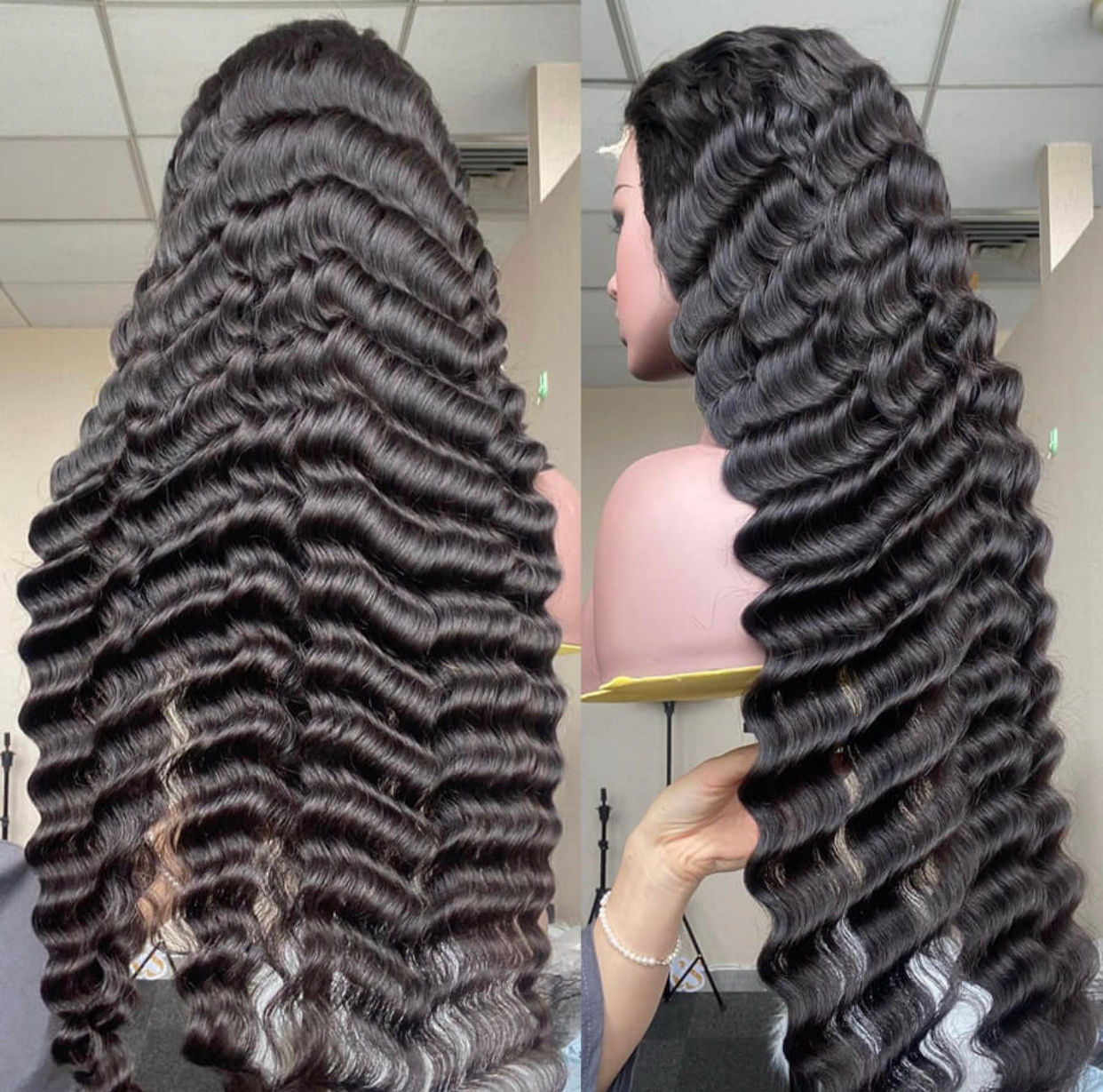 Frontal Lace Wigs “Loose Deep Wave”